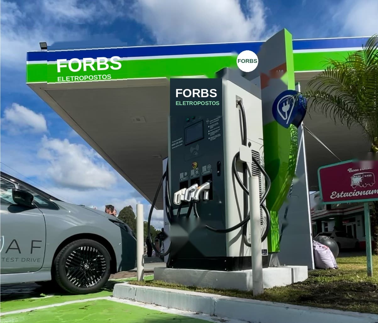 Carregador rápido instalado pela FORBS